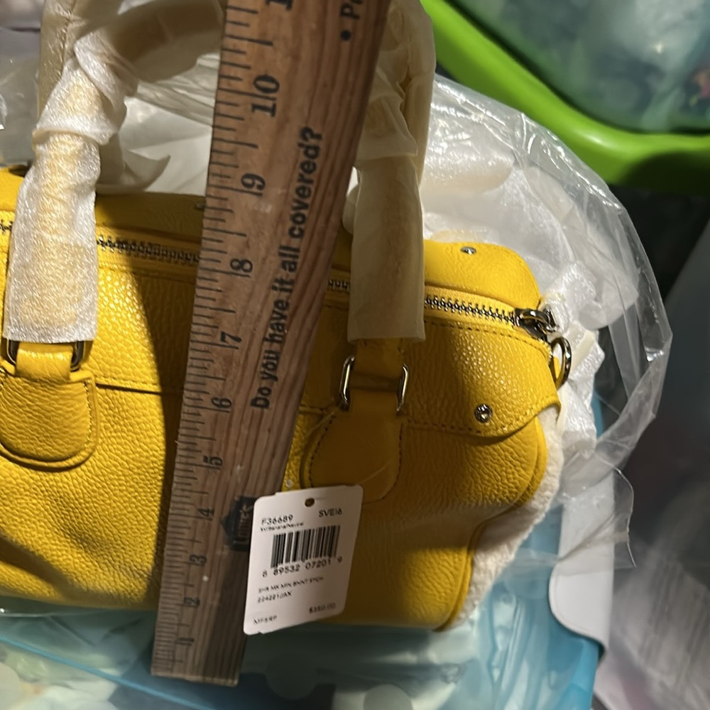 Coach Sharpa Mini Satchel Bag - Picture 8 of 9